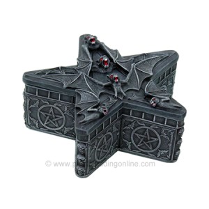 8083 Bats Pentagram Box